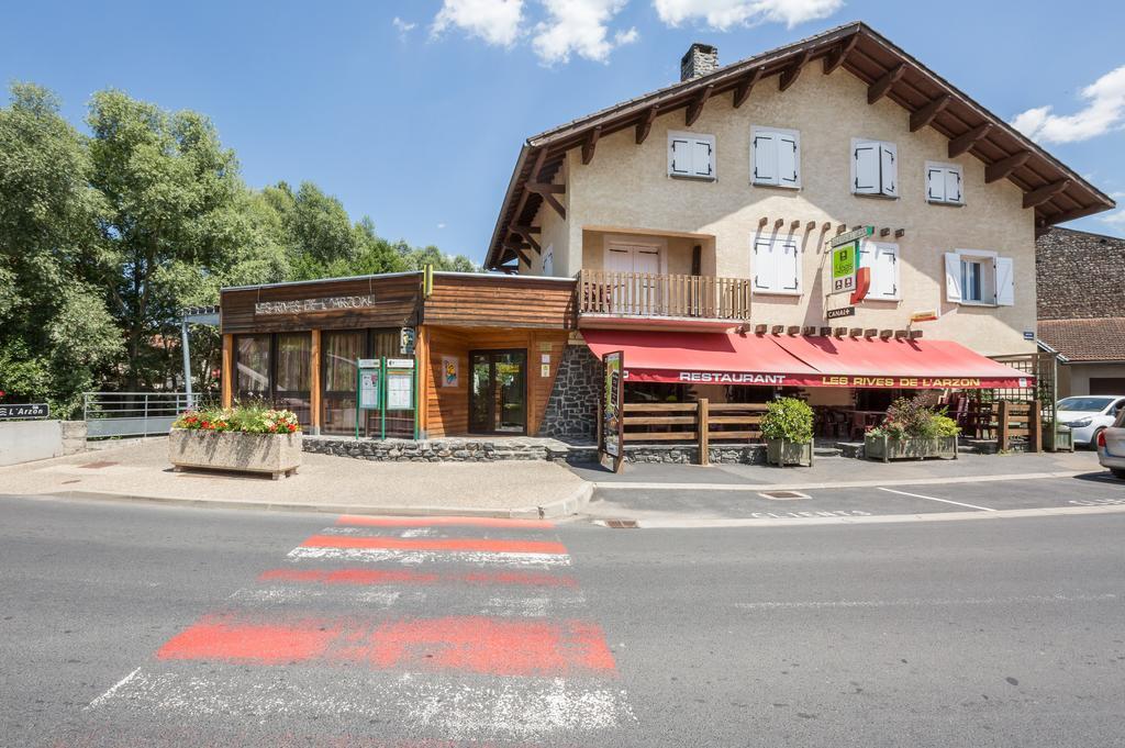 Logis Hotel Restaurant Auberge Les Rives De L'Arzon Vorey Exterior foto